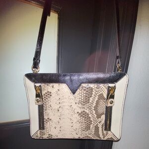 Vince Camuto Black and Tan crossbody/ Shoulder Bag